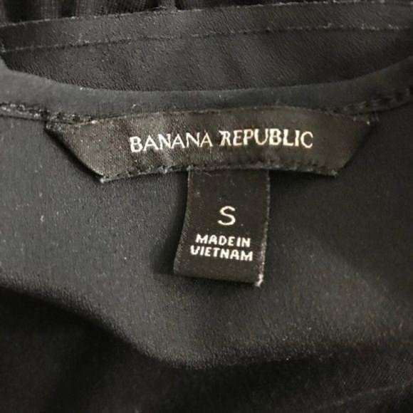 Banana Republic Women's Black V-Neck Tank Top Small - Picture 4 of 6